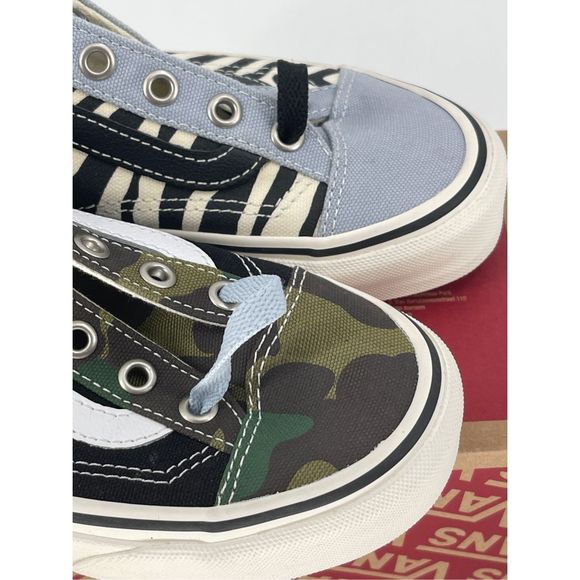 Vans Sneakers Style 36 Mismatch Zebra Camo Women's Size 5 New - Picture 5 of 10